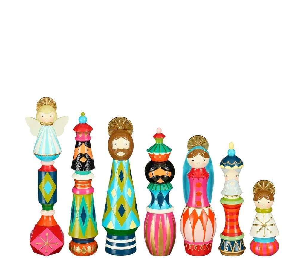 BELÉN DE COLORES 27CM